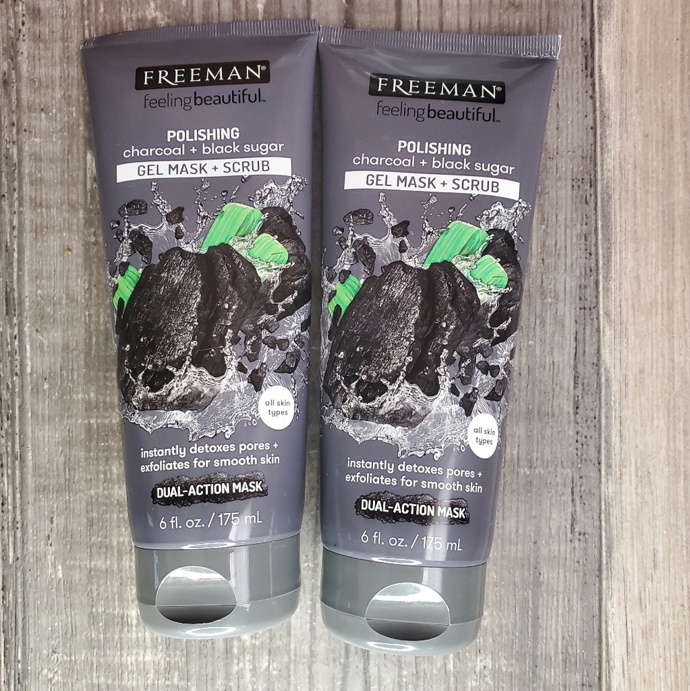 Charcoal Gel Mask Scrub & Face Mask Treatment - Picture 4 of 7